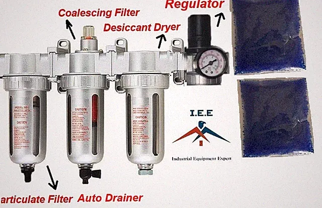1/2" COMPRESSED AIR FILTER AUTO DRAIN / DESICCANT DRYER GOOD FOR PLASMA CUTTER