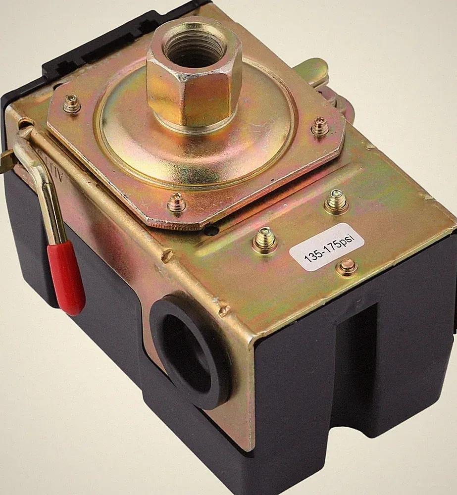 Air Compressor Pressure Switch 175 PSI Single Port 135-175 PSI Heavy Duty