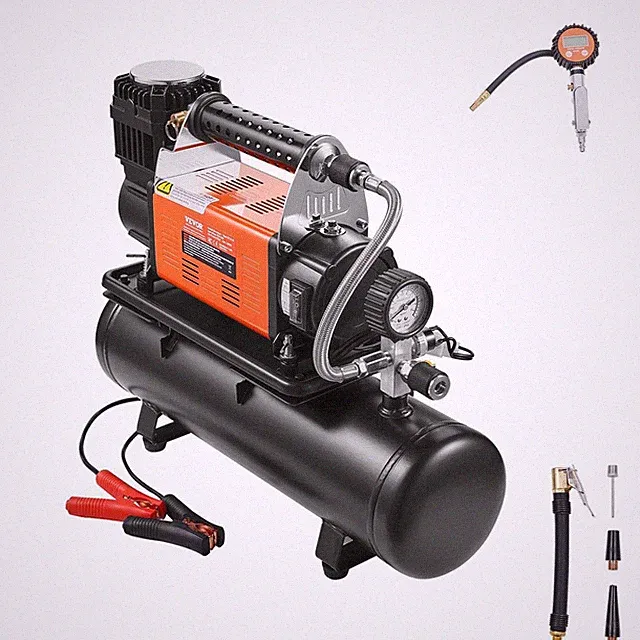 Built Tough 6.35CFM 6L 150PSI Air Compressor Portable Tire Inflator Ready