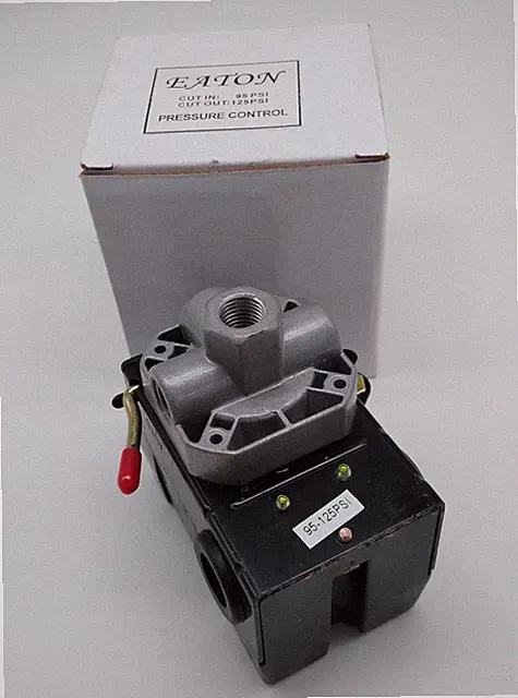 Eaton 95-125PSI Compressor Pressure Control, Cut In 95PSI Cut Out 125PSI