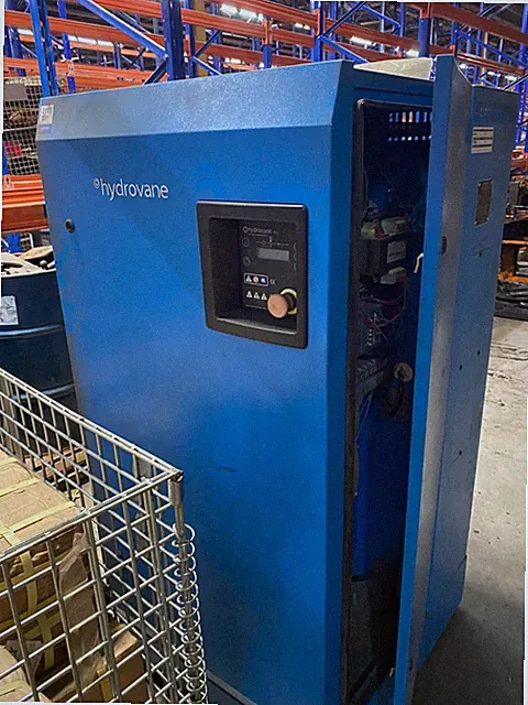 Hydrovane HVFR2B Rotary VANE Compr. w/ NEW $1K CENTRIFUGAL FAN (RH31G-4DK.0F.1R)