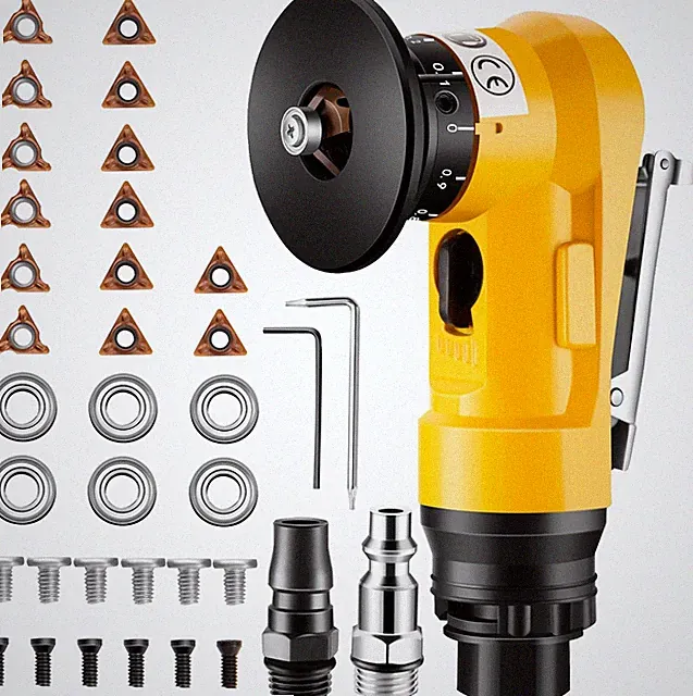 Pneumatic Chamfering Tool, 30000 RPM Air Chamfer Tool with 6 Bearings & Complete